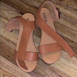brown sandals